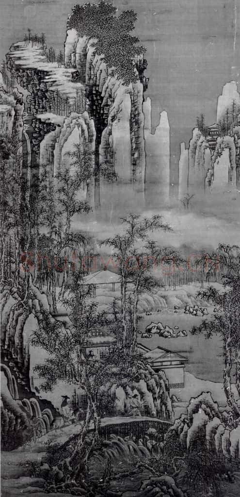北宋 郭熙 雪山行旅图 书画作品