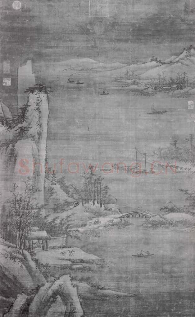 北宋 郭熙 丰年瑞雪图 书画作品