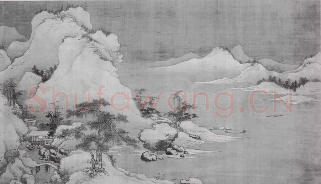 北宋 郭熙 雪景山水图 书画作品