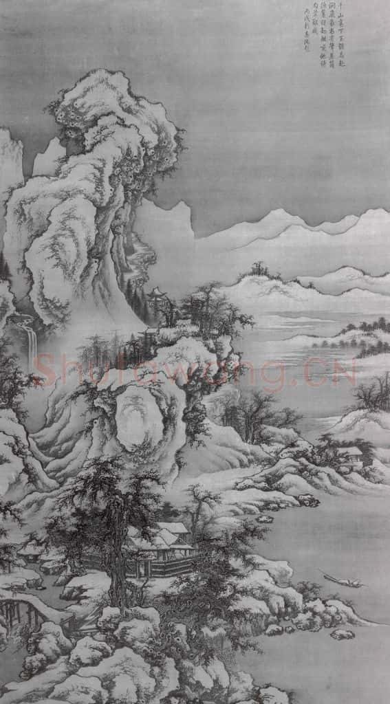 北宋 郭熙 雪景图 书画作品