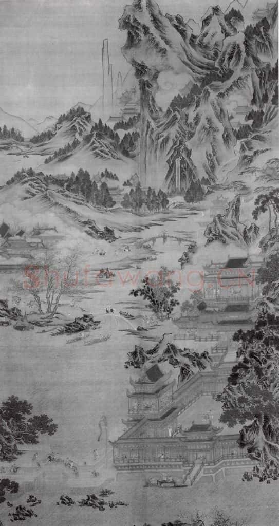 北宋 郭熙 滕王阁图 书画作品