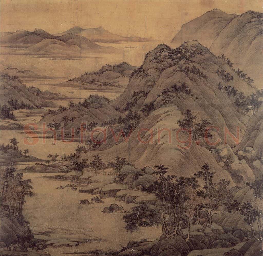 五代 董源 龙袖骄民图 书画作品