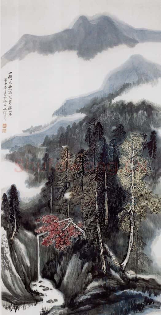 1981年 何海霞 王维诗意图 书画作品