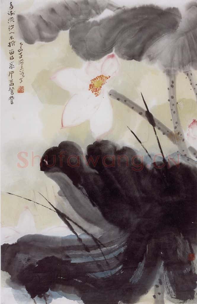 1982年 何海霞 荷香 书画作品