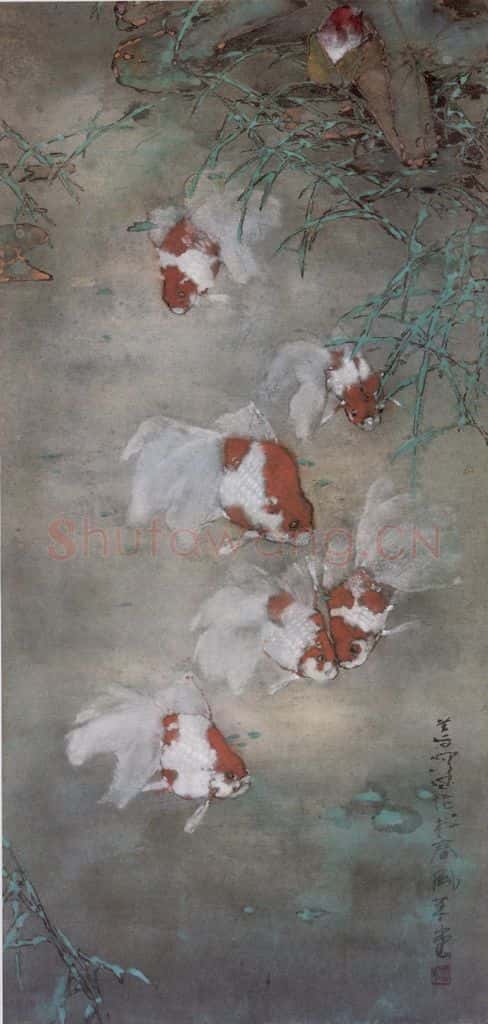 杨善深《六如图》书画作品