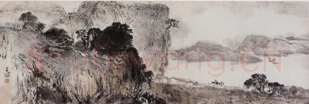 杨善深《归乡图》书画作品