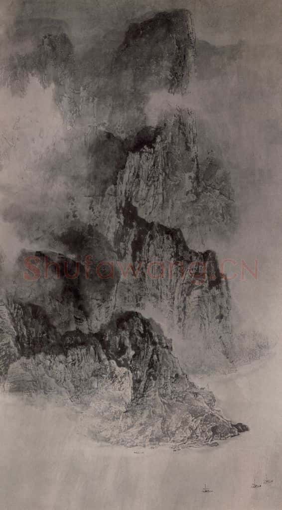 近现代 宋雨桂《长江明珠图》书画作品