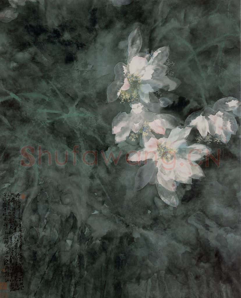 近现代 宋雨桂《睡仙》书画作品