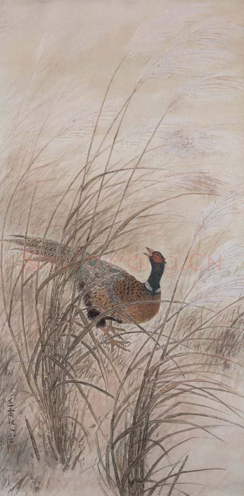1962 方人定《秋野》书画作品