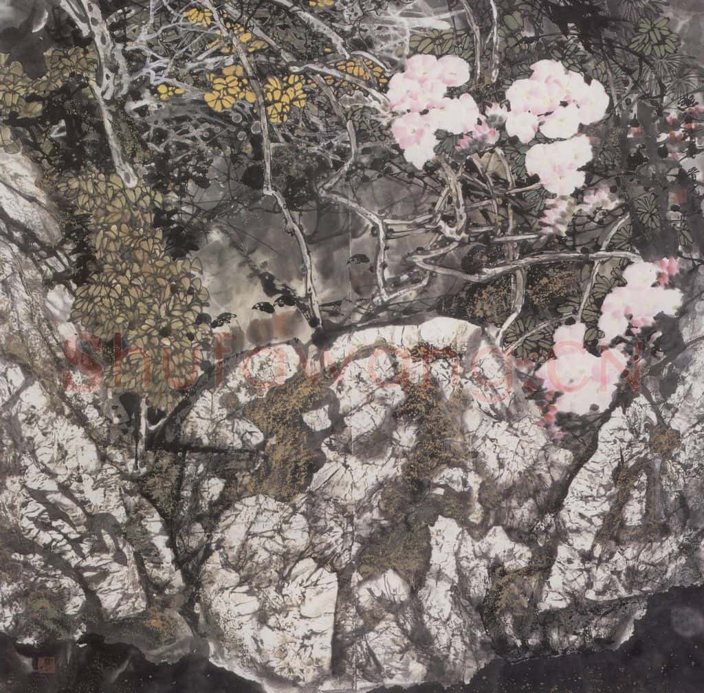  王晋元《幽谷清音》书画作品