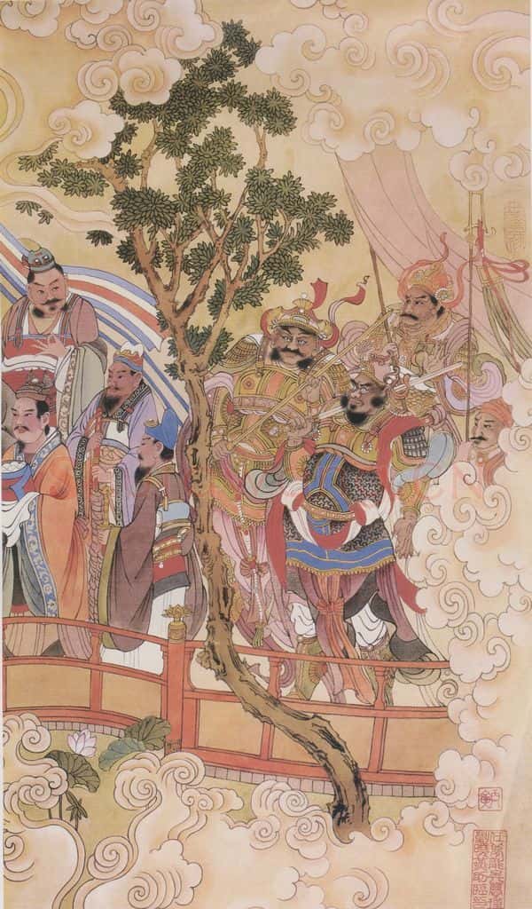 1986年 任率英《八十七神仙卷》书画作品