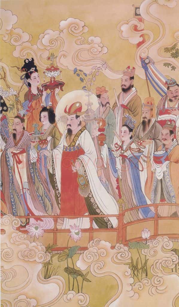 1986年 任率英《八十七神仙卷》书画作品