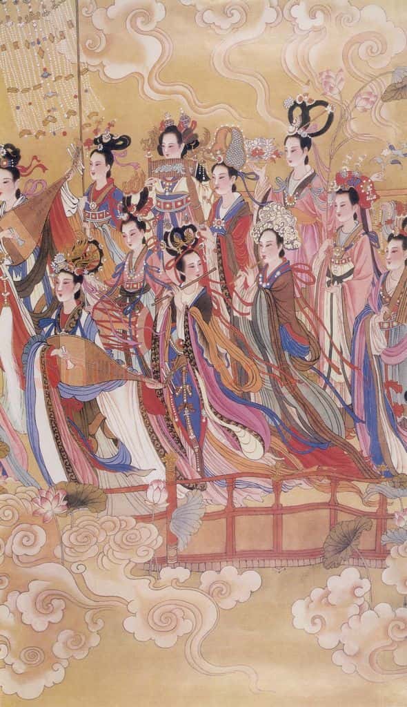 1986年 任率英《八十七神仙卷》书画作品
