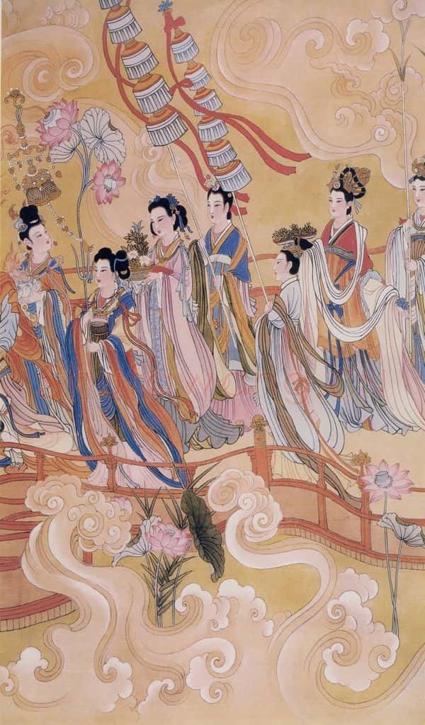 1986年 任率英《八十七神仙卷》书画作品
