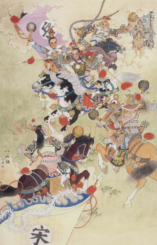 1983年 任率英《八大锤》书画作品