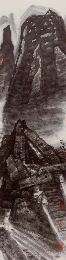2002年 李宝林《情系帕米尔》书画作品