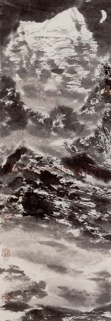 2003年 李宝林《仰望葱岭》书画作品