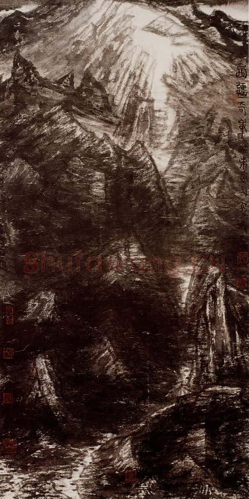 2002年 李宝林《沉寂》书画作品