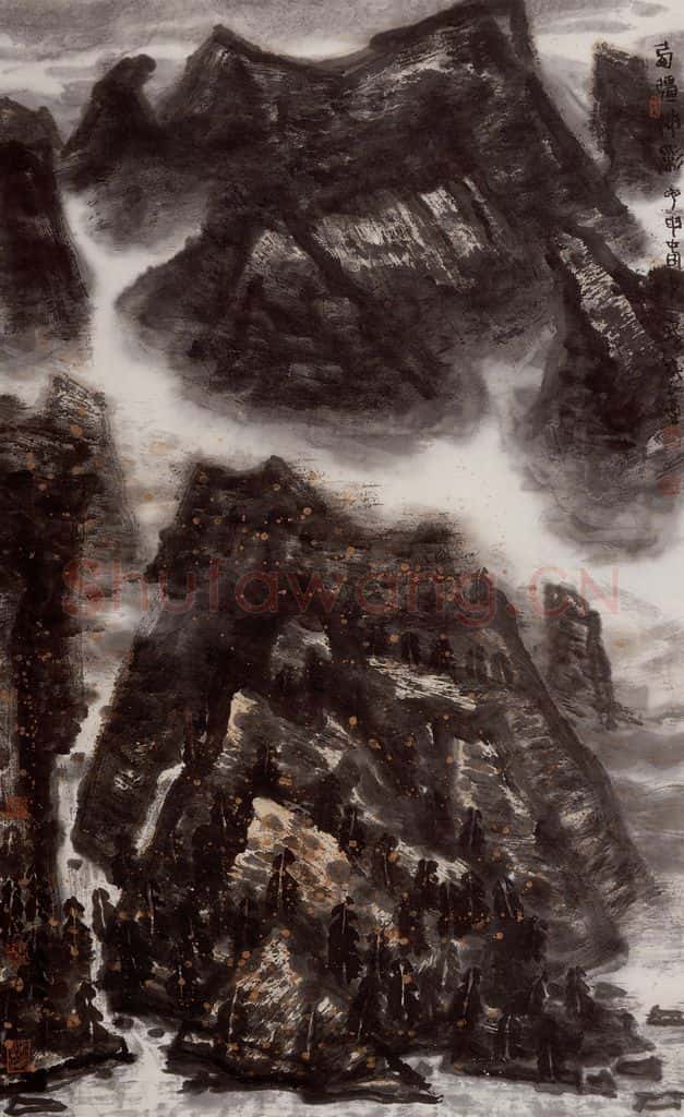 2004年 李宝林《西疆神采》书画作品