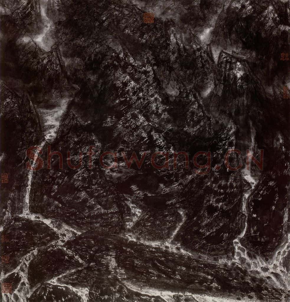 2002年 李宝林《西疆风骨》书画作品