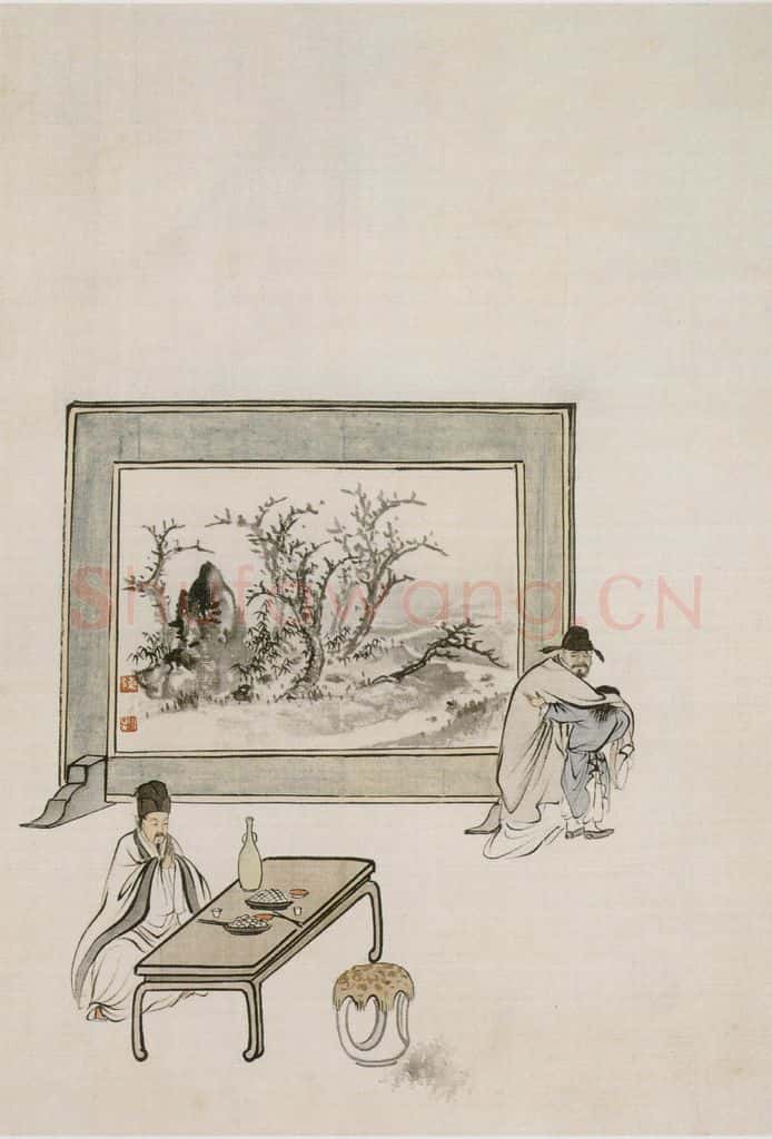 近现代 陈少梅《观音图册》书画作品