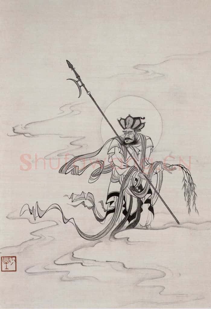 近现代 陈少梅《观音图册》书画作品
