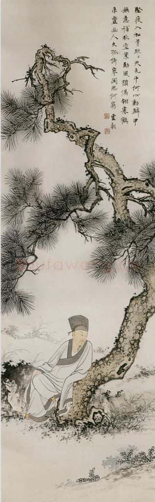 近现代 陈少梅《四条屏》书画作品