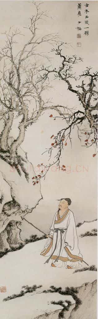 近现代 陈少梅《四条屏》书画作品