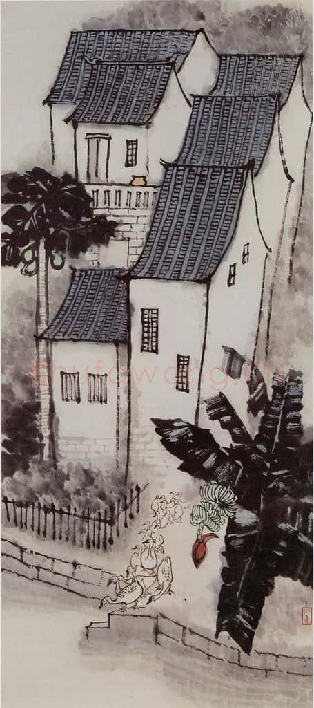 1962年 石鲁《南国之晨》书画作品