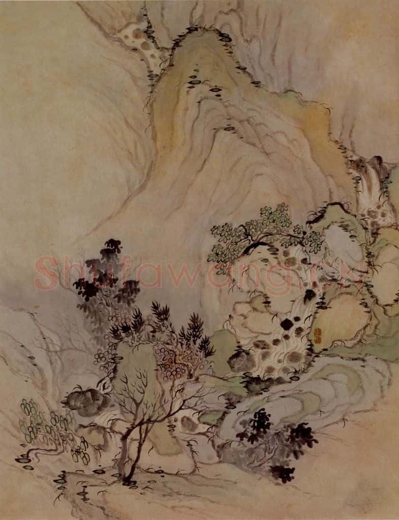 明末清初 石涛 黄山图册21开 书画作品