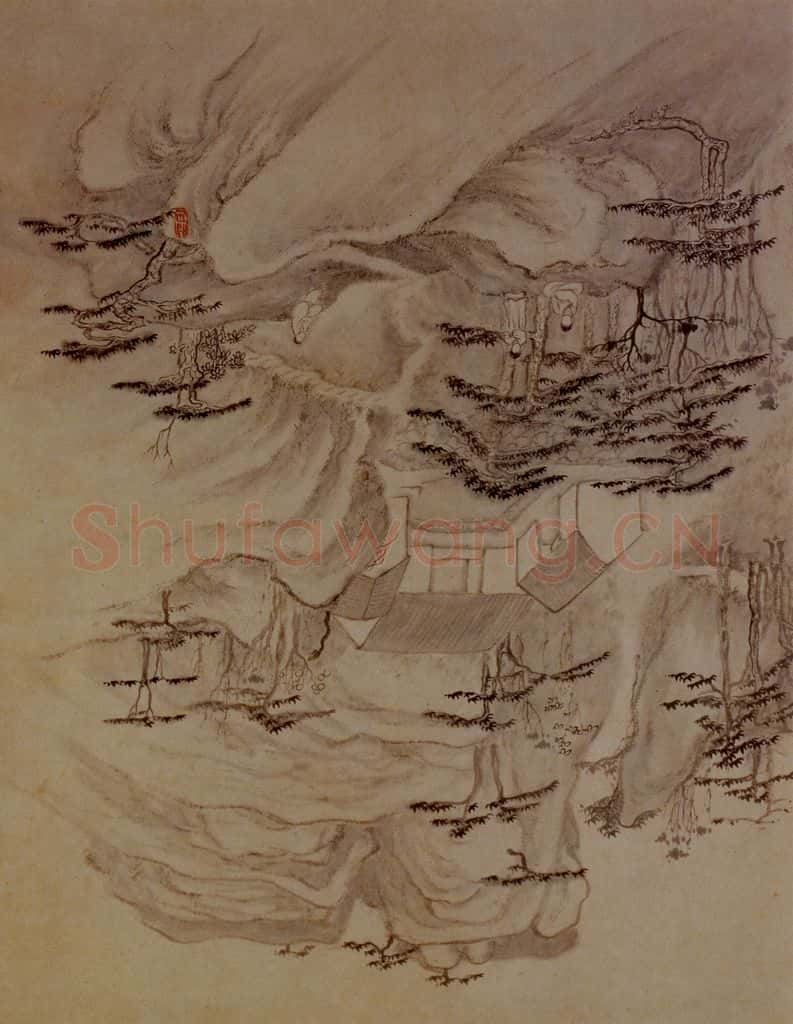 明末清初 石涛 黄山图册21开 书画作品