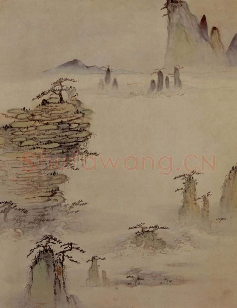 明末清初 石涛 黄山图册21开 书画作品
