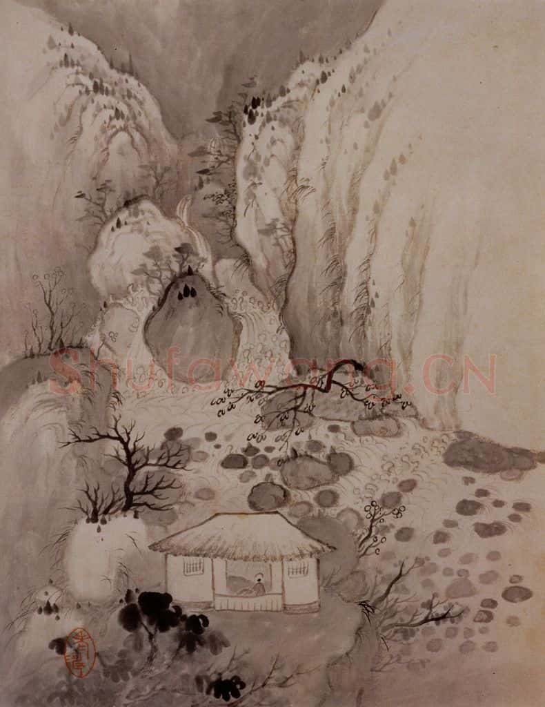明末清初 石涛 黄山图册21开 书画作品