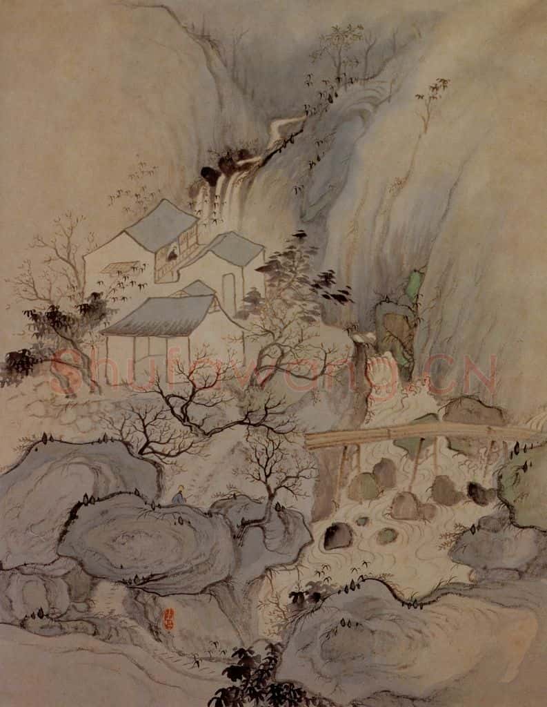 明末清初 石涛 黄山图册21开 书画作品