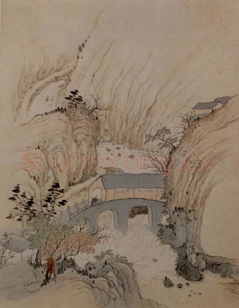 明末清初 石涛 黄山图册21开 书画作品