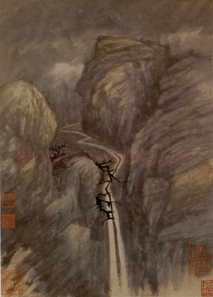 明末清初 石涛 金山龙游寺图册 书画作品