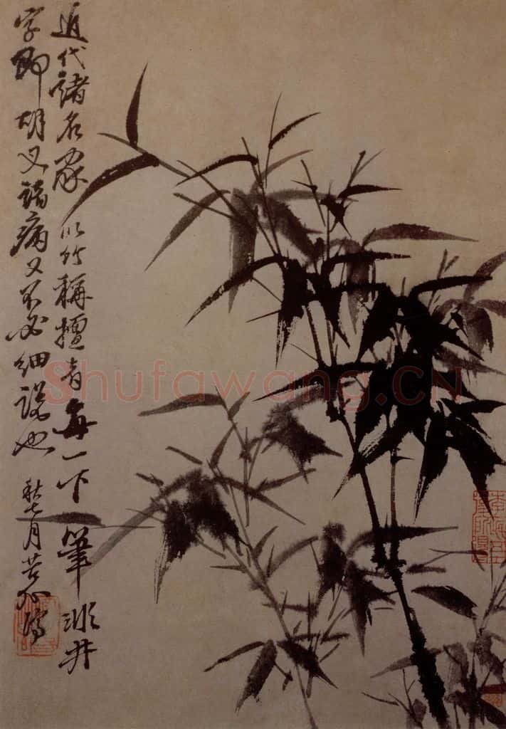 明末清初 石涛 花卉图册 书画作品