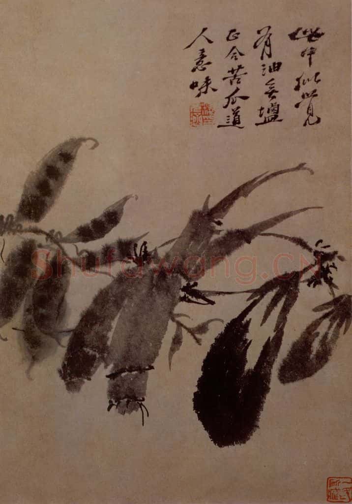 明末清初 石涛 花卉图册 书画作品