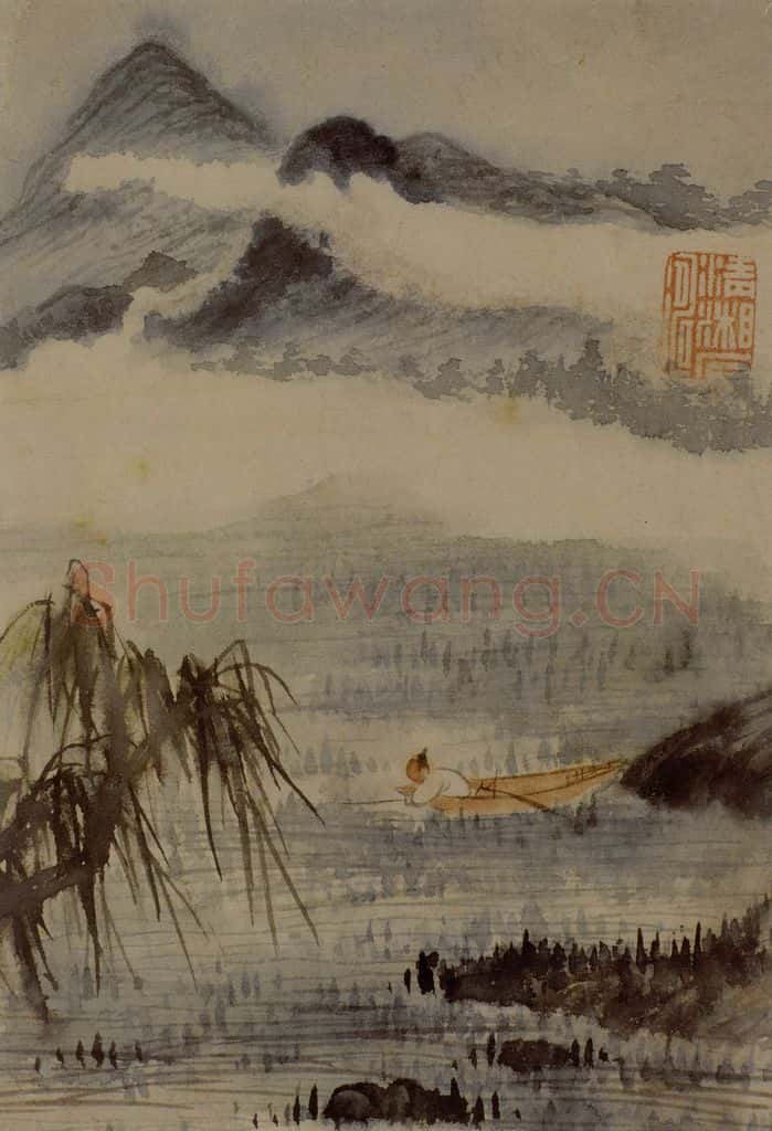 明末清初 石涛 山水 书画作品