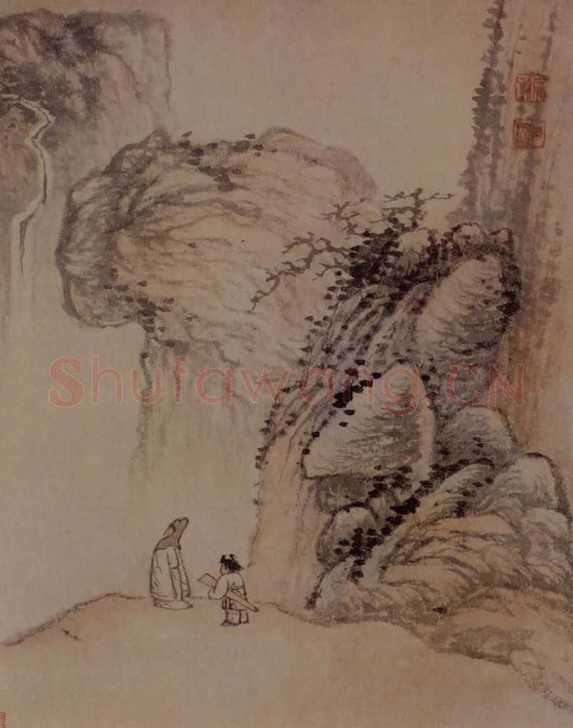 明末清初 石涛 山水10开 书画作品