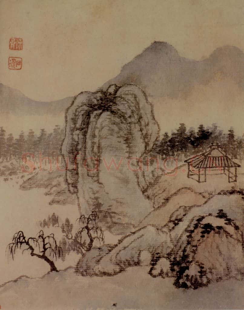 明末清初 石涛 山水10开 书画作品