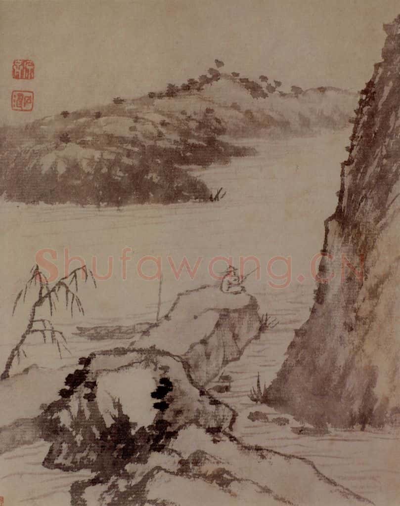 明末清初 石涛 山水10开 书画作品