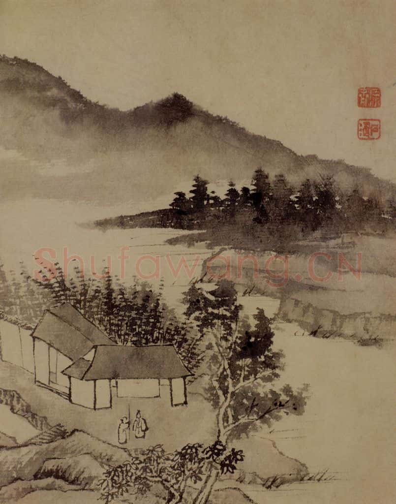 明末清初 石涛 山水10开 书画作品