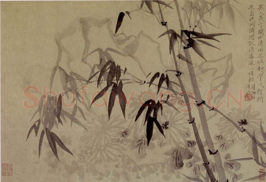 明末清初 石涛 书画轴 书画作品