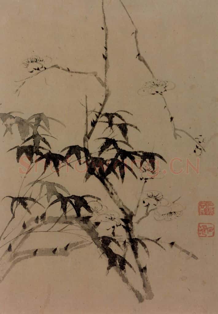 明末清初 石涛 山水花卉册 书画作品