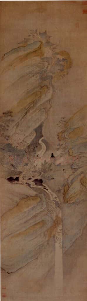 明末清初 石涛 十二条屏 书画作品