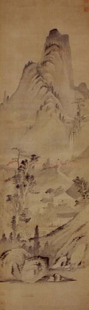 明末清初 石涛 十二条屏 书画作品