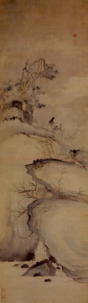 明末清初 石涛 十二条屏 书画作品