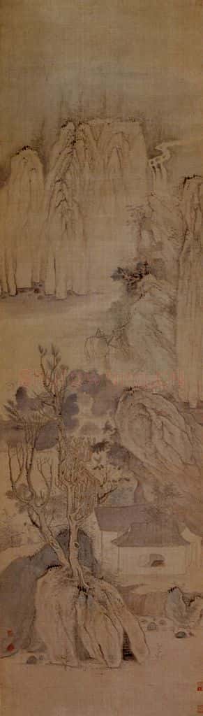 明末清初 石涛 十二条屏 书画作品