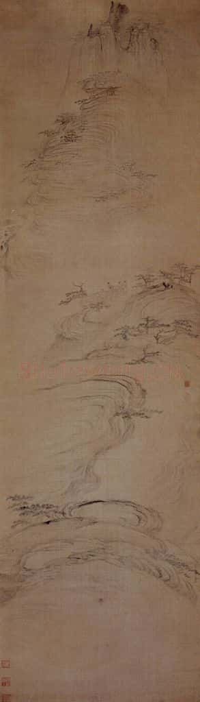 明末清初 石涛 十二条屏 书画作品